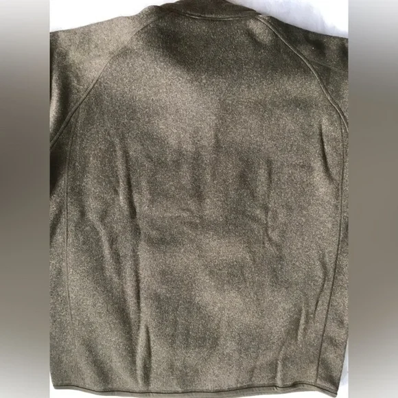 Patagonia Brown Heather Fleece Half Zip pull over